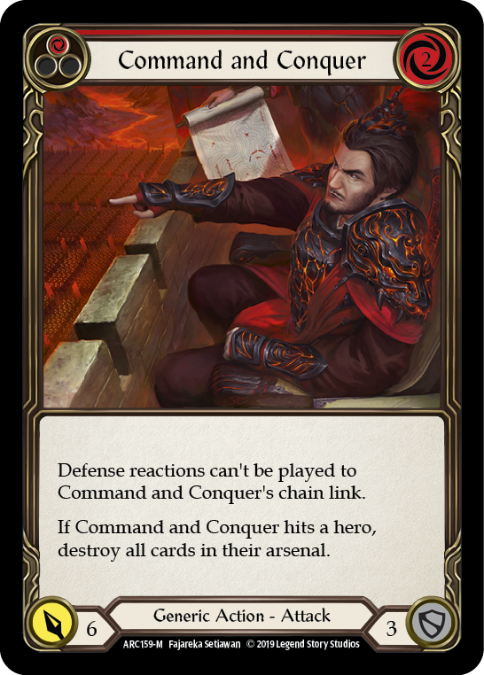 Command and Conquer [ARC159-M] (Arcane Rising)  1st Edition Normal | Gamers Paradise