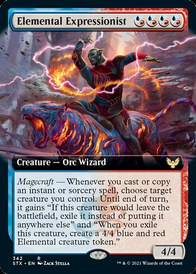 Elemental Expressionist (Extended Art) [Strixhaven: School of Mages] | Gamers Paradise