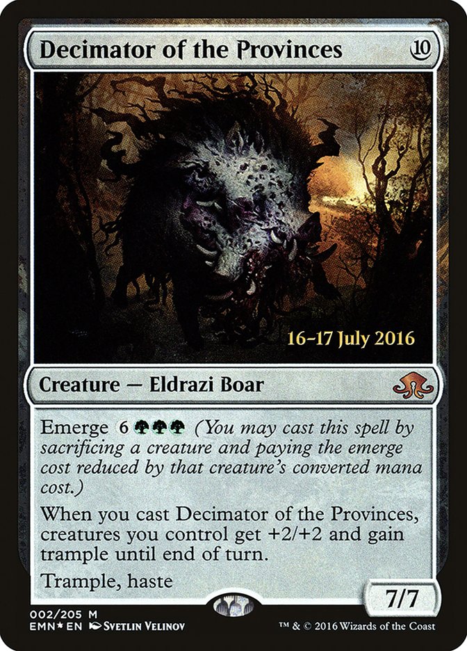 Decimator of the Provinces [Eldritch Moon Prerelease Promos] | Gamers Paradise