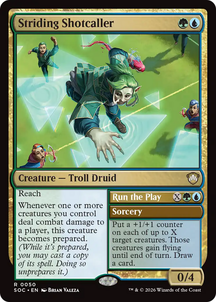Striding Shotcaller [Secrets of Strixhaven Commander] | Gamers Paradise