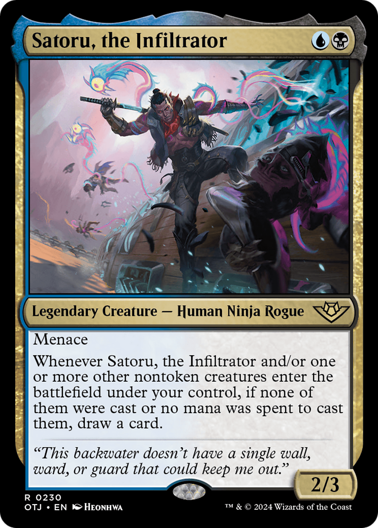Satoru, the Infiltrator [Outlaws of Thunder Junction] | Gamers Paradise
