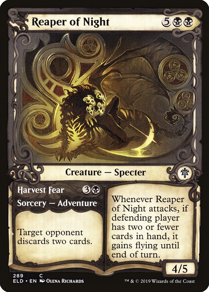 Reaper of Night // Harvest Fear (Showcase) [Throne of Eldraine] | Gamers Paradise