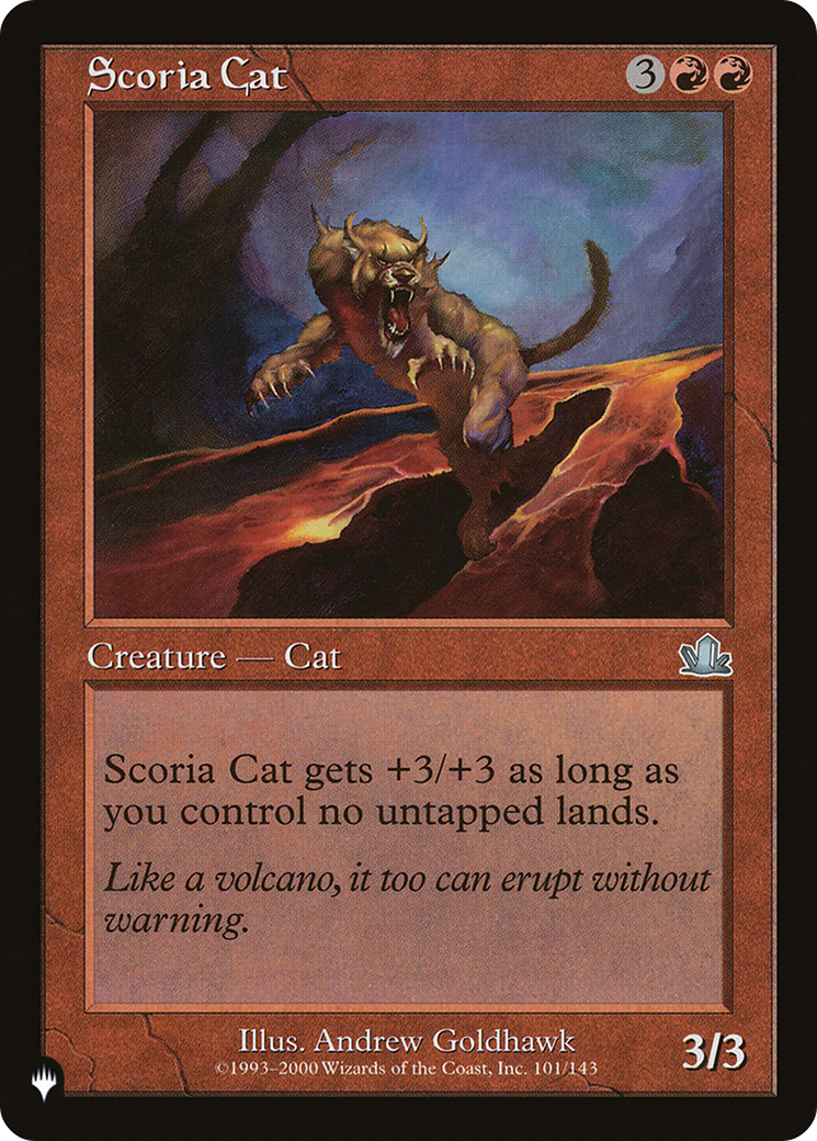 Scoria Cat [The List Reprints] | Gamers Paradise