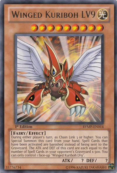 Winged Kuriboh LV9 [RYMP-EN014] Rare | Gamers Paradise