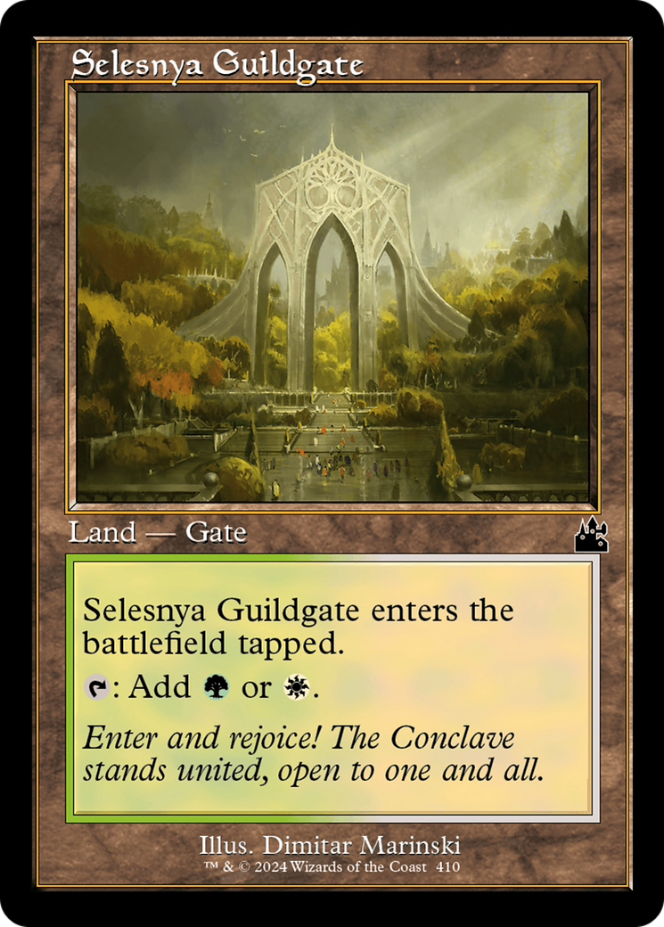 Selesnya Guildgate (Retro Frame) [Ravnica Remastered] | Gamers Paradise