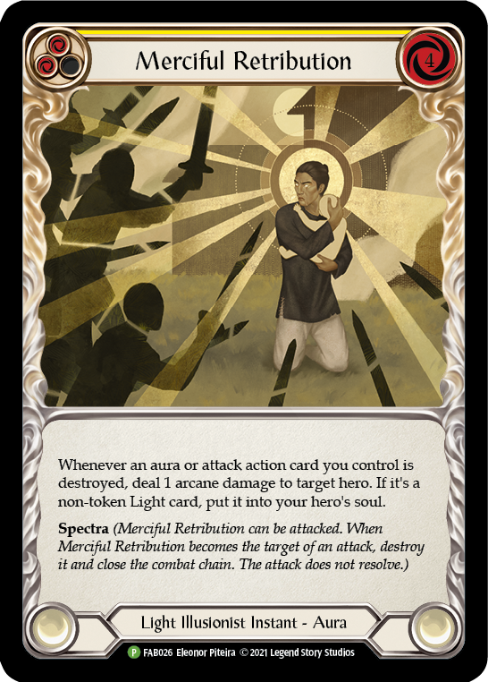 Merciful Retribution [FAB026] (Promo)  Cold Foil | Gamers Paradise