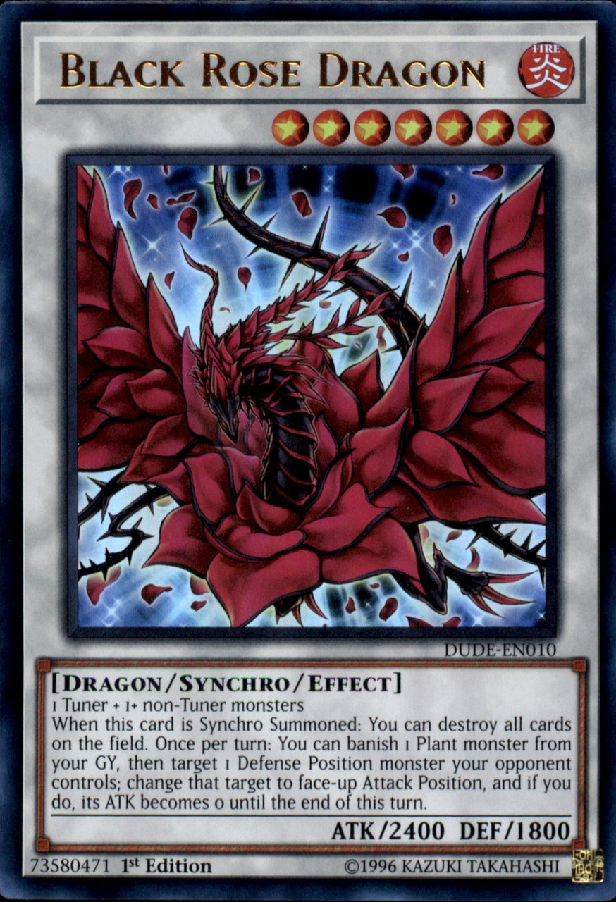 Black Rose Dragon [DUDE-EN010] Ultra Rare | Gamers Paradise