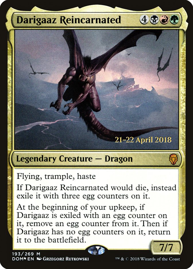 Darigaaz Reincarnated [Dominaria Prerelease Promos] | Gamers Paradise