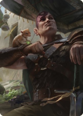 Minsc & Boo, Timeless Heroes Art Card (38) [Commander Legends: Battle for Baldur's Gate Art Series] | Gamers Paradise