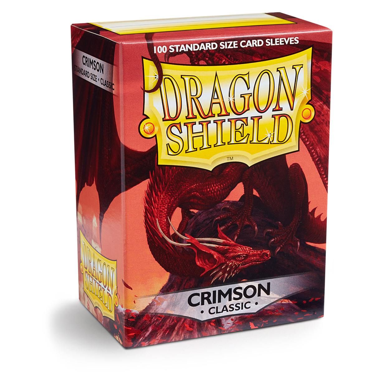 Dragon Shield: Standard 100ct Sleeves - Crimson (Classic) | Gamers Paradise