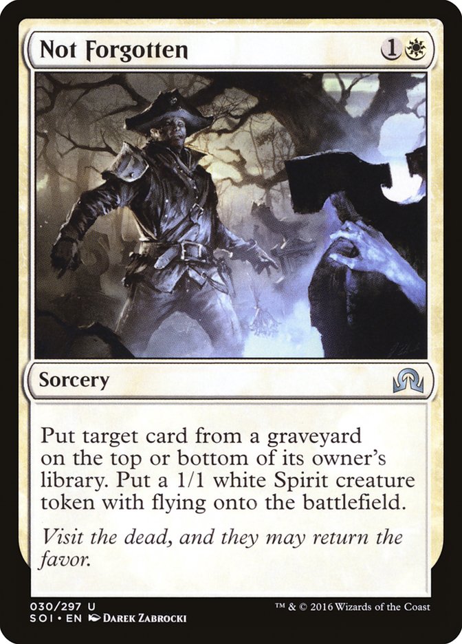 Not Forgotten [Shadows over Innistrad] | Gamers Paradise
