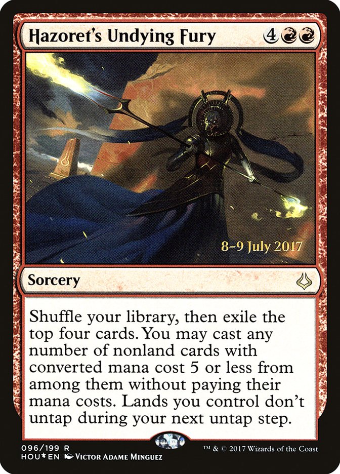Hazoret's Undying Fury [Hour of Devastation Prerelease Promos] | Gamers Paradise