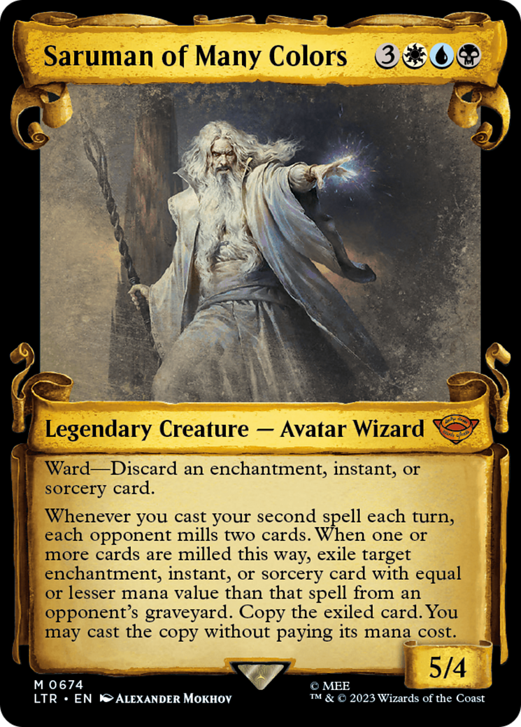 Saruman of Many Colors [The Lord of the Rings: Tales of Middle-Earth Showcase Scrolls] | Gamers Paradise