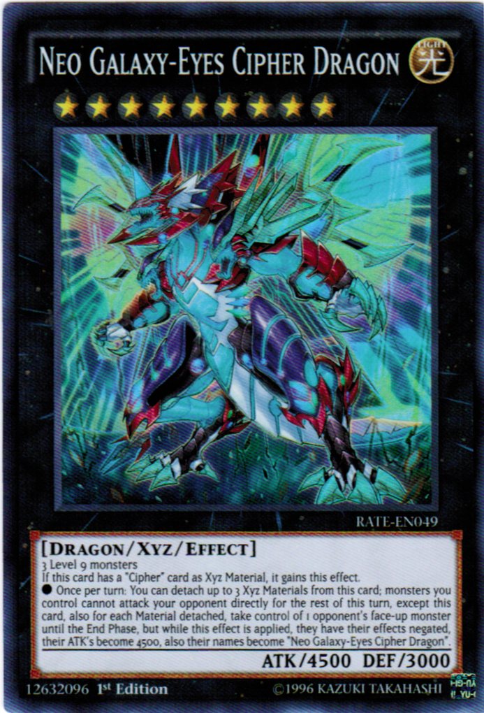 Neo Galaxy-Eyes Cipher Dragon [RATE-EN049] Super Rare | Gamers Paradise