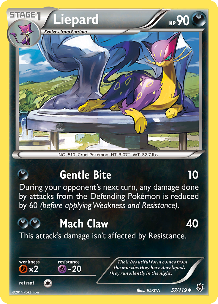 Liepard (57/119) [XY: Phantom Forces] | Gamers Paradise