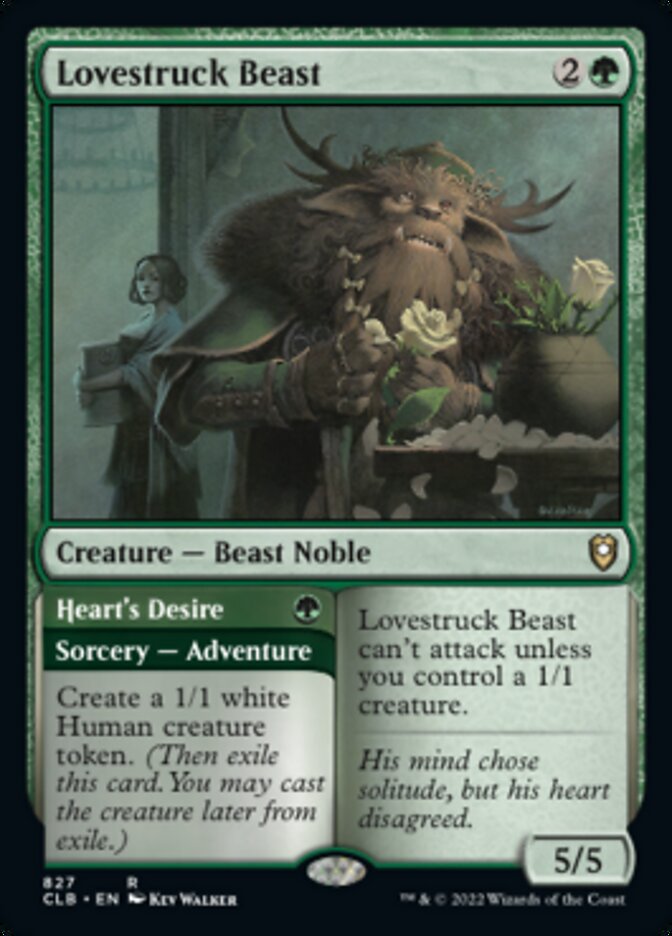 Lovestruck Beast // Heart's Desire [Commander Legends: Battle for Baldur's Gate] | Gamers Paradise