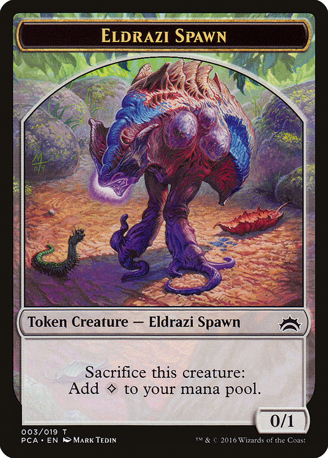 Eldrazi Spawn Token (003/019) [Planechase Anthology Tokens] | Gamers Paradise