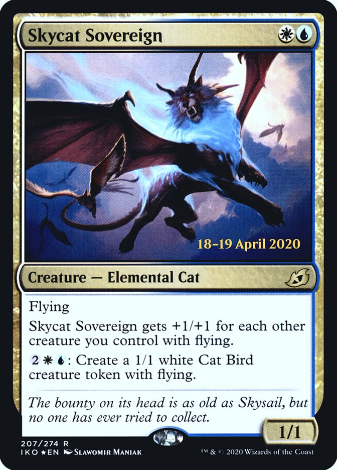 Skycat Sovereign [Ikoria: Lair of Behemoths Prerelease Promos] | Gamers Paradise
