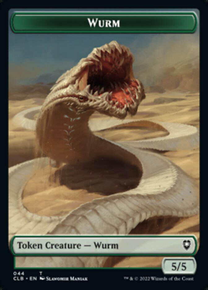 Phyrexian Beast // Wurm Double-Sided Token [Commander Legends: Battle for Baldur's Gate Tokens] | Gamers Paradise