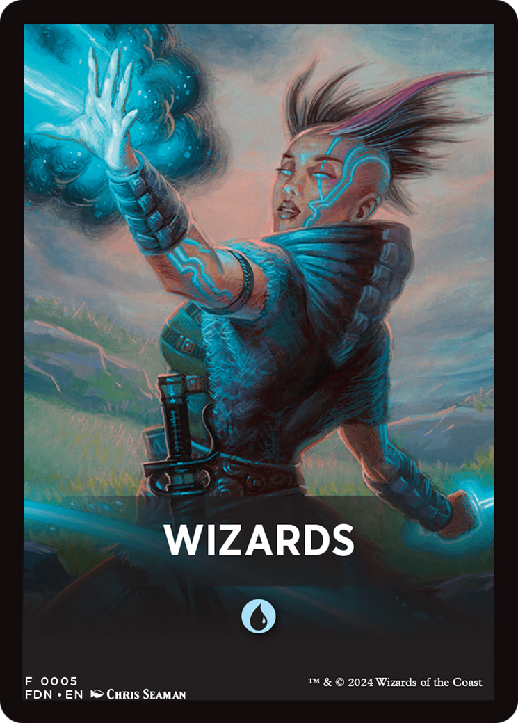 Wizards Theme Card [Foundations Tokens] | Gamers Paradise