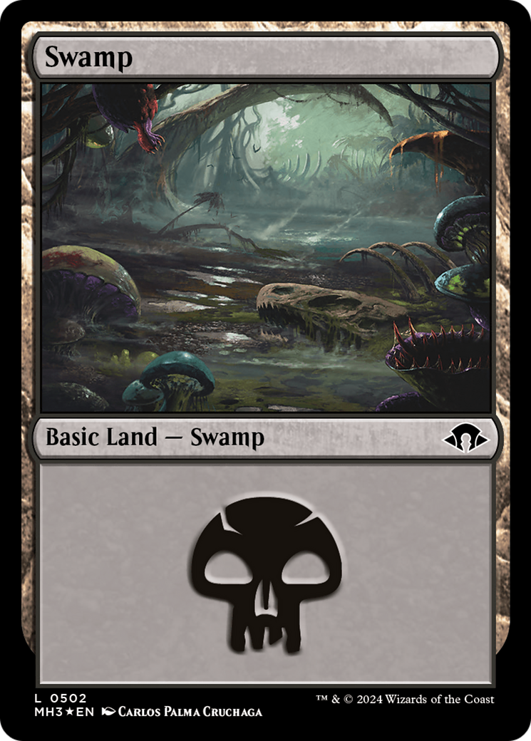 Swamp (0502) (Ripple Foil) [Modern Horizons 3] | Gamers Paradise