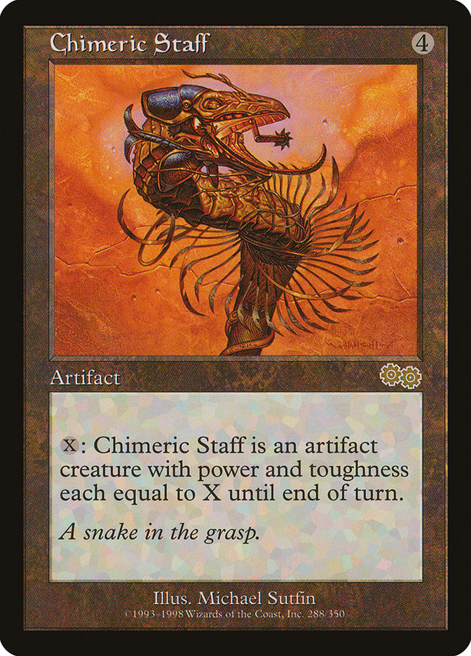 Chimeric Staff [Urza's Saga] | Gamers Paradise