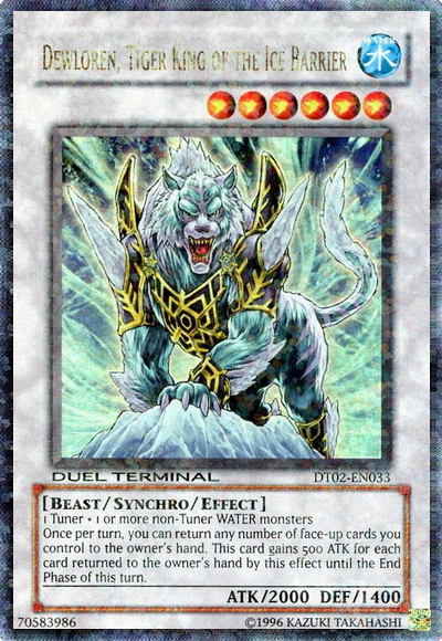 Dewloren, Tiger King of the Ice Barrier [DT02-EN033] Ultra Rare | Gamers Paradise