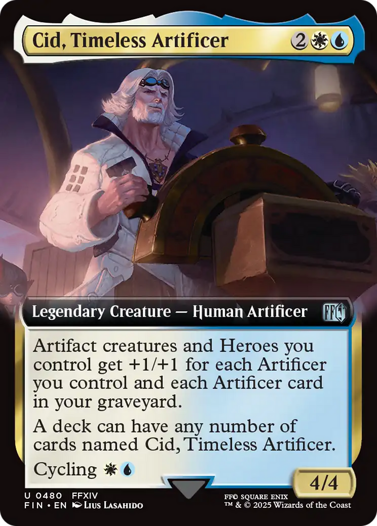 Cid, Timeless Artificer (Extended Art) [FINAL FANTASY] | Gamers Paradise