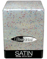 Ultra PRO: Satin Cube - Glitter Clear | Gamers Paradise