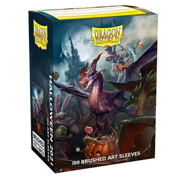 Dragon Shield: Standard 100ct Brushed Art Sleeves - Halloween Dragon (2021) | Gamers Paradise