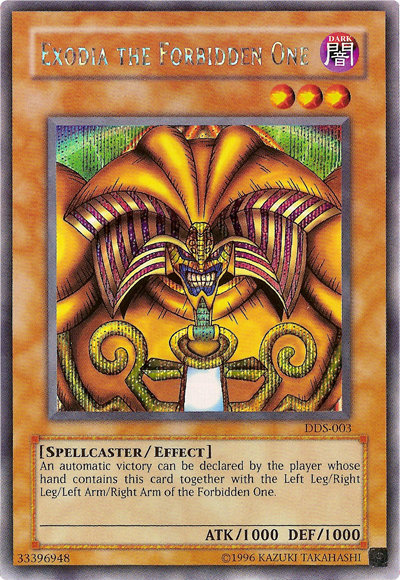 Exodia the Forbidden One (Dark Duel Stories) [DDS-003] Secret Rare | Gamers Paradise