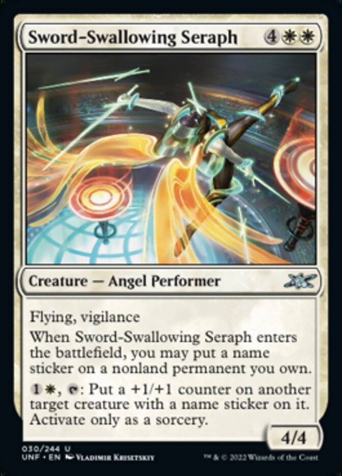 Sword-Swallowing Seraph [Unfinity] | Gamers Paradise