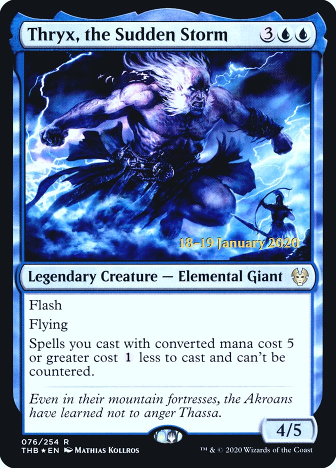 Thryx, the Sudden Storm [Theros Beyond Death Prerelease Promos] | Gamers Paradise
