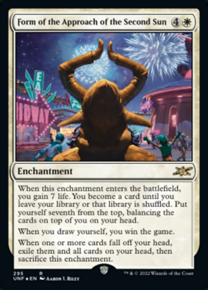 Form of the Approach of the Second Sun (Galaxy Foil) [Unfinity] | Gamers Paradise
