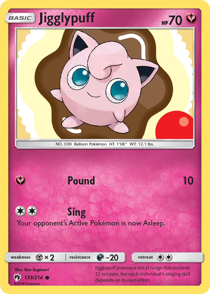 Jigglypuff (133/214) [Sun & Moon: Lost Thunder] | Gamers Paradise