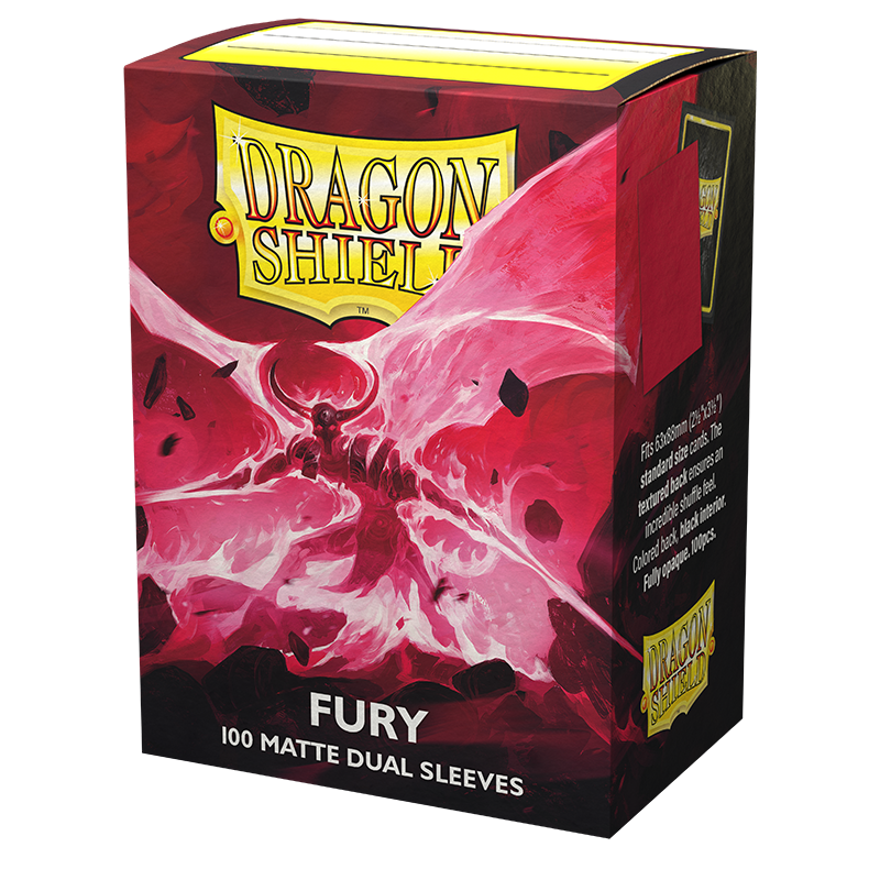 Dragon Shield: Standard 100ct Sleeves - Fury (Dual Matte) | Gamers Paradise