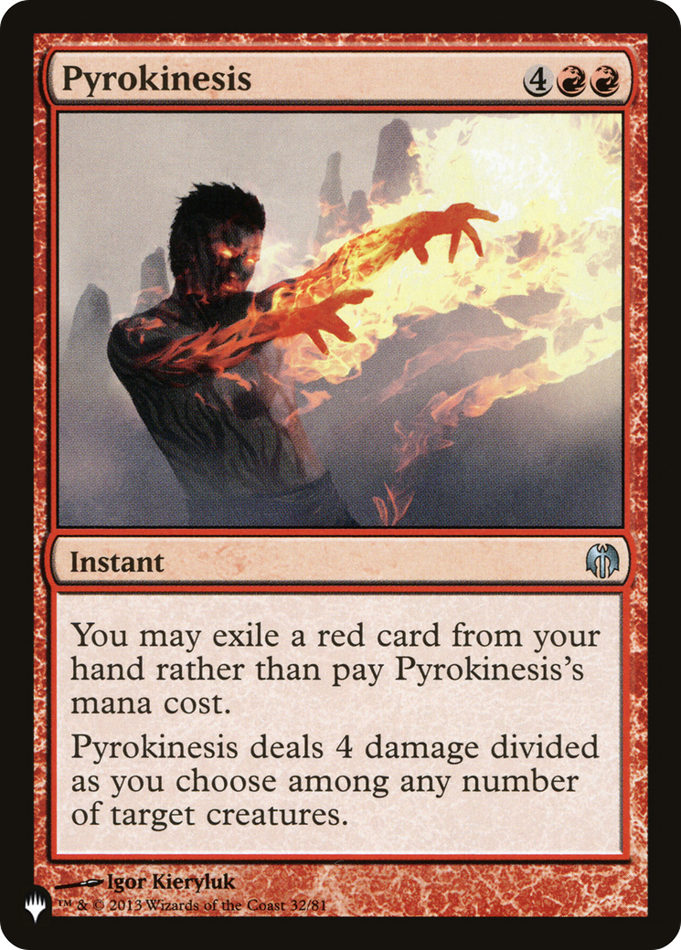 Pyrokinesis [The List] | Gamers Paradise
