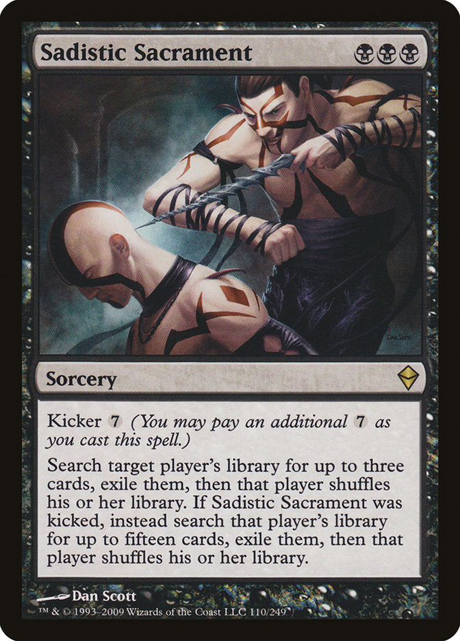 Sadistic Sacrament [Zendikar] | Gamers Paradise
