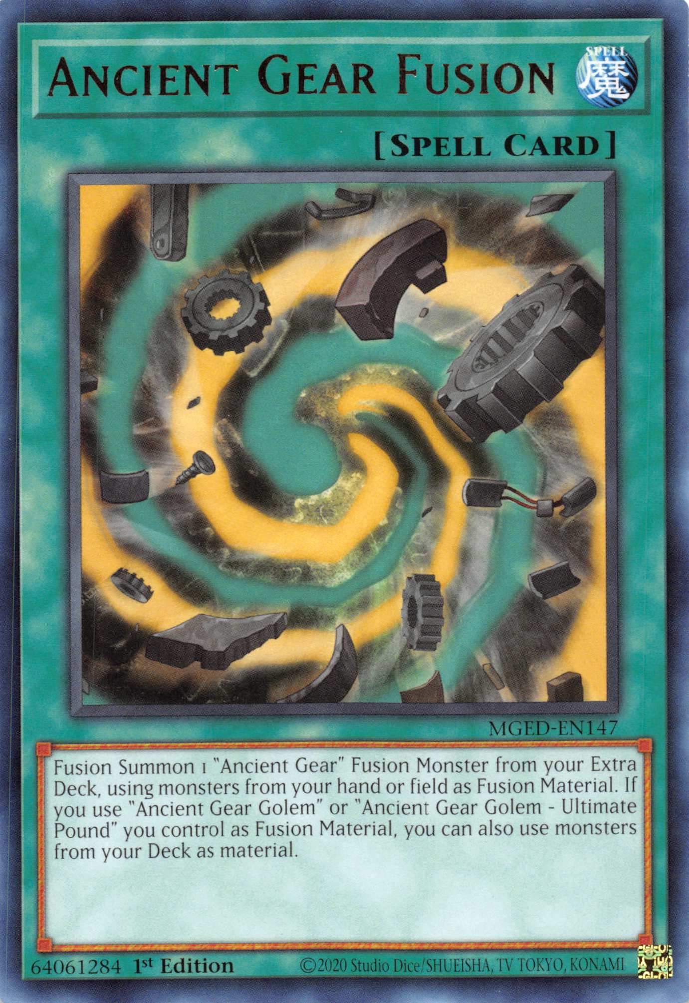 Ancient Gear Fusion [MGED-EN147] Rare | Gamers Paradise