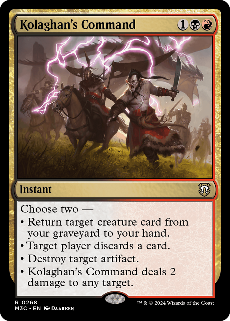 Kolaghan's Command (Ripple Foil) [Modern Horizons 3 Commander] | Gamers Paradise