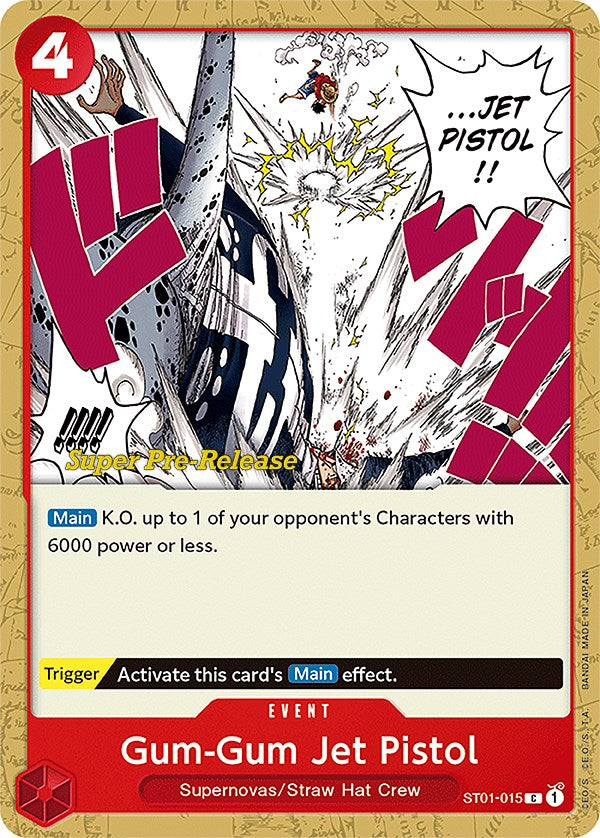 Gum-Gum Jet Pistol [Super Pre-Release Starter Deck: Straw Hat Crew] | Gamers Paradise