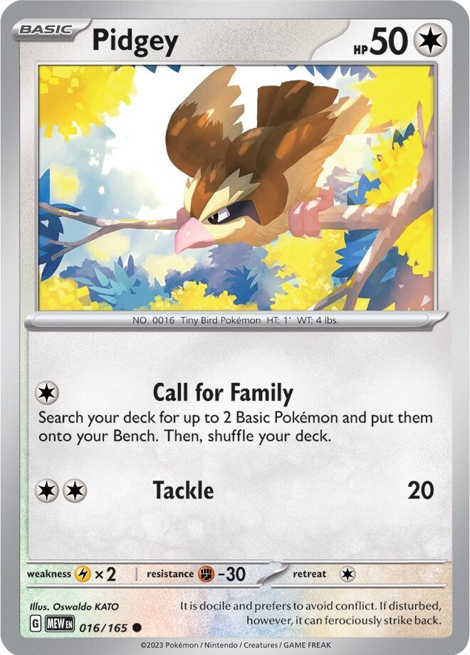 Pidgey (016/165) [Scarlet & Violet: 151] | Gamers Paradise