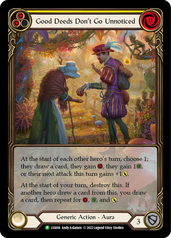 Good Deeds Don't Go Unnoticed [LSS006] (Promo)  Rainbow Foil | Gamers Paradise