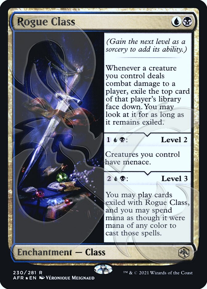 Rogue Class (Ampersand Promo) [Dungeons & Dragons: Adventures in the Forgotten Realms Promos] | Gamers Paradise