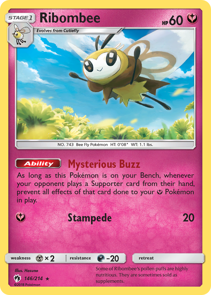 Ribombee (146/214) [Sun & Moon: Lost Thunder] | Gamers Paradise