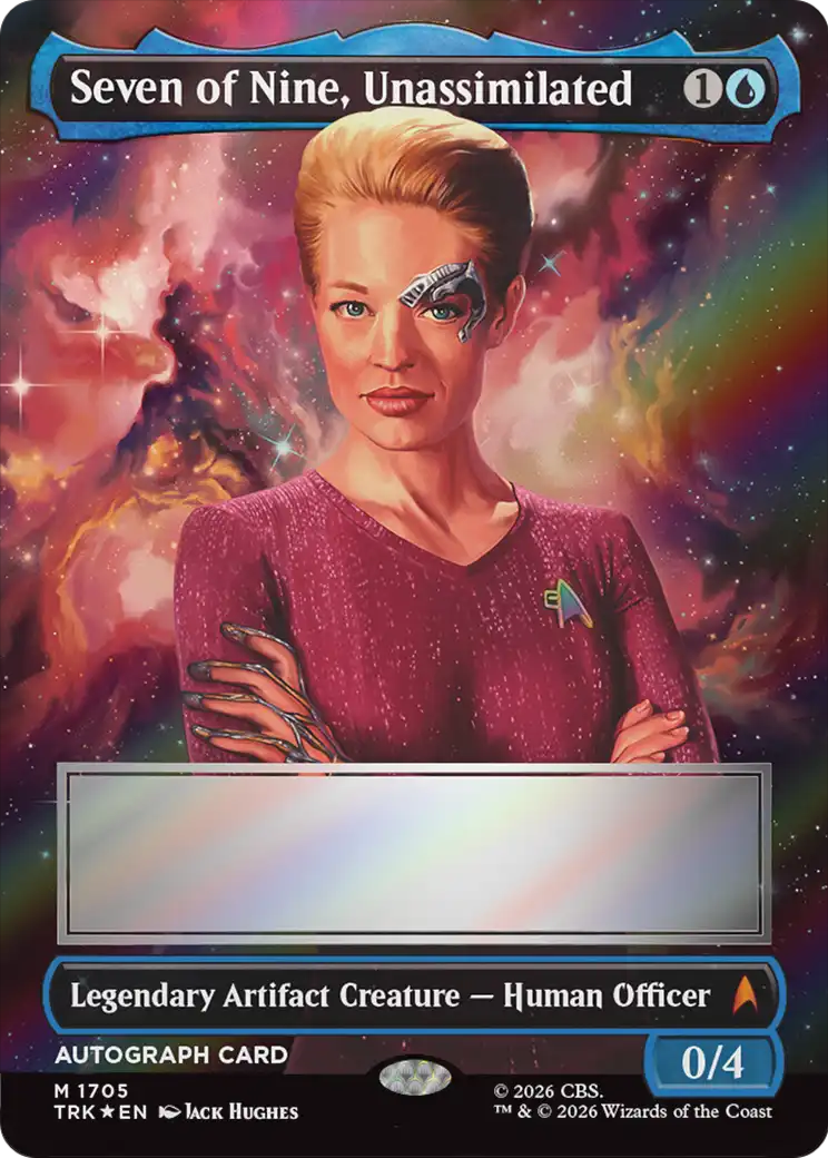 Seven of Nine, Unassimilated (Borderless) (Signed) [Star Trek] | Gamers Paradise