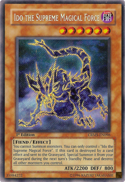 Ido the Supreme Magical Force [CRMS-EN096] Secret Rare | Gamers Paradise