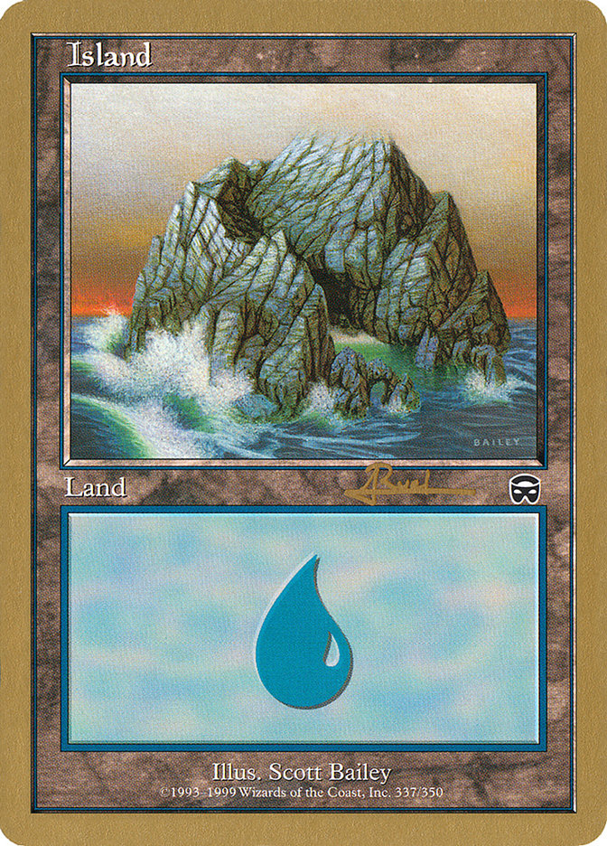 Island (ar337) (Antoine Ruel) [World Championship Decks 2001] | Gamers Paradise