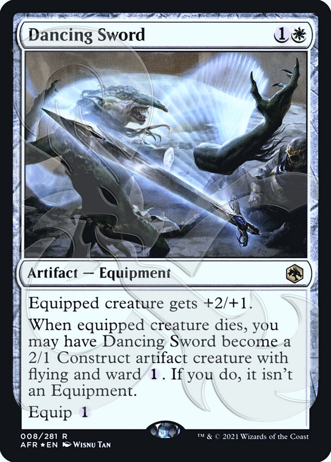 Dancing Sword (Ampersand Promo) [Dungeons & Dragons: Adventures in the Forgotten Realms Promos] | Gamers Paradise