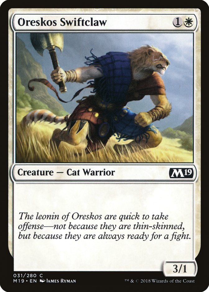 Oreskos Swiftclaw [Core Set 2019] | Gamers Paradise
